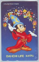 Walt Disney Mickey Mouse Dai-Ichi Life Tokyo Disneyland Japan NTT Phone Card - £15.33 GBP