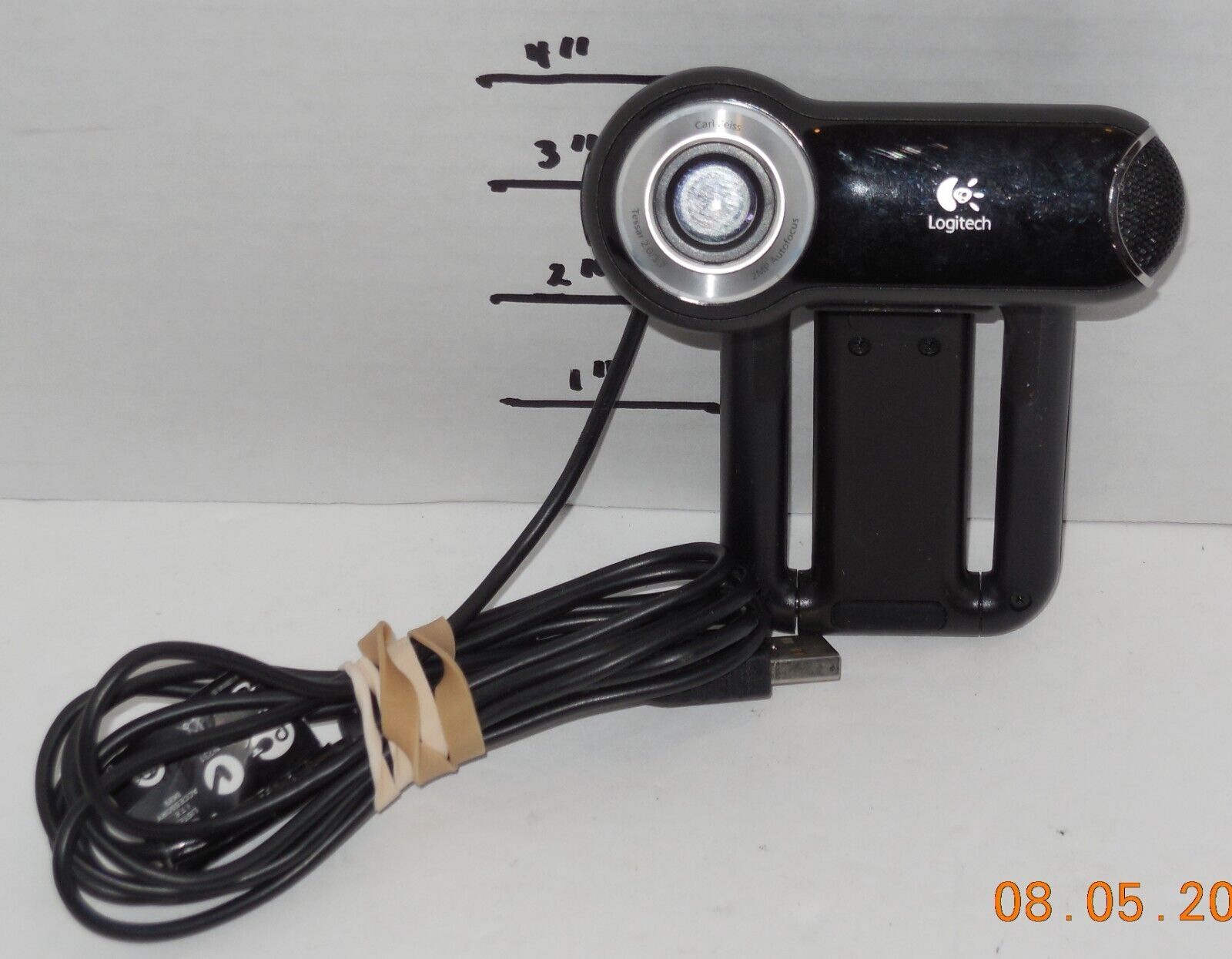 Logitech Webcam with built in Mic Model V-UBM46 - $24.51