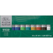 Winsor &amp; Newton Winton Oil Colour Paint Starter Set 10 x 37ml - £39.53 GBP