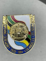 Opening Ceremony 1932-1984 Olympic Summer Games Lapel Pin Los Angeles 1984 - $27.66 CAD