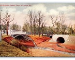 Tre Ponti Foresta Park st Louis Missouri MO Unp DB Cartolina P20 - $4.04