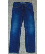 Mens Jeans Aeropostale Medium Blue Essex Straight Denim Jeans-size 30x32 - £10.16 GBP