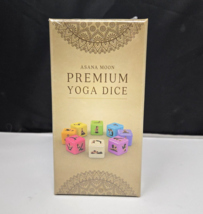 Premium Yoga Dice by Asana Moon 48 Asanas Yoga Poses &amp; Exercises NEW Sea... - $19.99