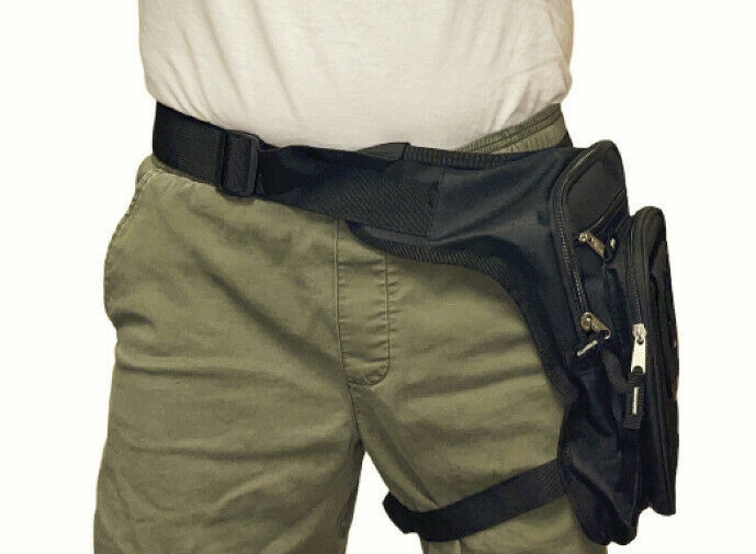 LARGE Waist Drop Leg Thigh Bag Outdoor Hip Belt Fanny Utility Pack Pouch... - $21.78