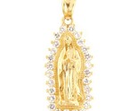 Our lady of guadalupe Unisex Charm 14kt Yellow Gold 391392 - £453.88 GBP