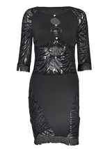 Hbenna  Out  Party Dress Half Sleeve Bodycon Skinny work  Summer Dresses Hole Cl - £105.02 GBP