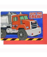 Tonka Trucks Save The Date Invitations Birthday Party Supplies  8 Per Pa... - $91.02 MXN
