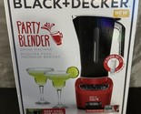 BLACK+DECKER Party Blender Drink Machine BL4001R Red BRAND NEW SEALED! - $40.19