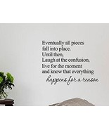 Picniva Eventually All Pieces Fall into Place Inspirational Quotes and S... - £6.13 GBP