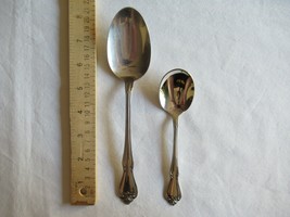Oneida Arbor Rose Flatware Stainless Silverware: Serving &amp; Sugar Spoon U... - £7.57 GBP