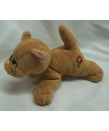 VINTAGE Tonka Pound Puppies ORANGE TABBY CAT KITTEN 7&quot; Plush STUFFED ANI... - $19.80