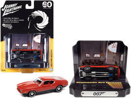 1971 Ford Mustang Mach 1 Red with Collectible Tin Display &quot;007&quot; (James Bond) &quot;Di - £24.34 GBP