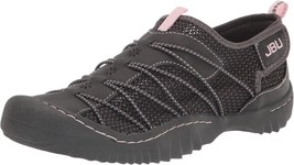 JSport by Jambu Womens Lightweight Slip On Sprint Sneakers,Black,8 - £63.79 GBP