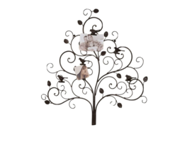 Photo Displayer Tree Wall Plaque with Metal Clips for Pictures Sculpted 29" High - $76.22