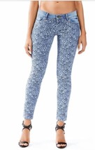 NEW GUESS Lace Paneled Skinny Low Jeans, Scotch Wash (Size 29) - MSRP $1... - £55.02 GBP