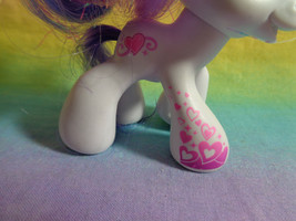 2008 Hasbro My Little Pony Sweetie Belle Tinsel &amp; Hearts Pony Figure - £4.59 GBP