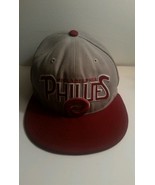 Gray Philadelphia Phillies 59Fifty Size 6 7/8 Fitted Hat - £14.97 GBP