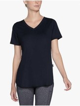 Skechers Women&#39;s Tunic Scoop Hem Rib V-Neck Short Sleeve Tee - $29.69