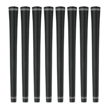 NEW 8 PIECE OS JUMBO REGRIP GOLF CLUBS ALL BLACK NO LOGO OVERSIZE BIG GR... - $34.25