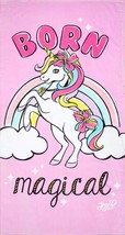 JoJo Siwa Born Magical Beach Towel measures 28 x 58 inches - £12.54 GBP