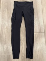 Lululemon Speed Up Tight 4 Black Full On Luxtreme Leggings 28&quot; Inseam W5BMUS - $34.64