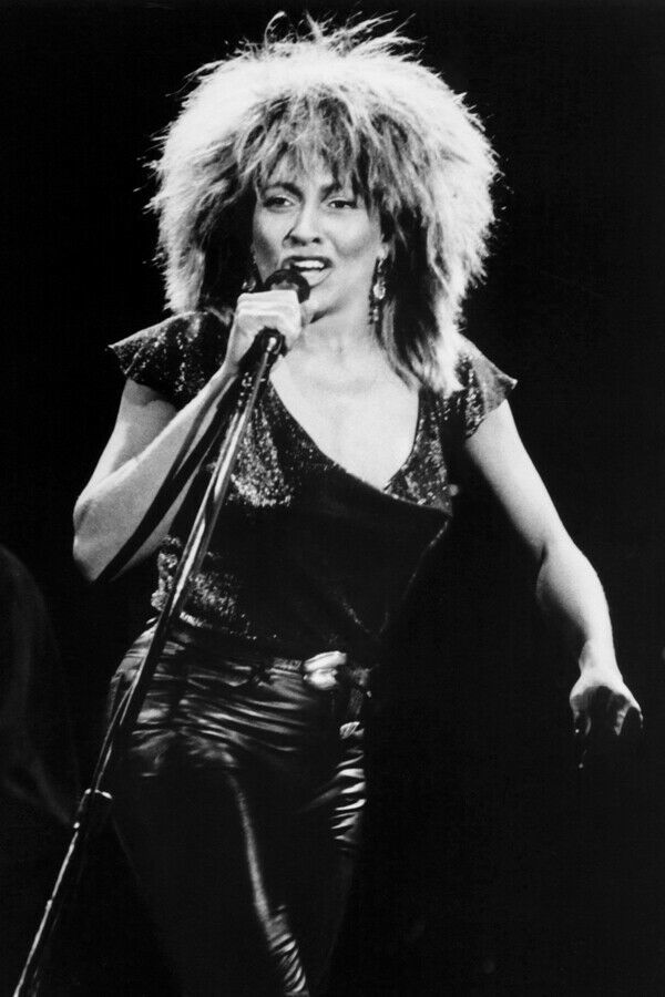 Tina Turner iconic 1980&#39;s in concert press photo 4x6 inch real photo - $4.75