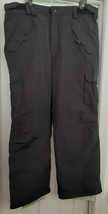 Men&#39;s Turbine BoardWear Board Snow Ski Pants Nylon Fleece Lined Black Size XL - £31.30 GBP