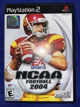 NCAA Football 2004 (PS2) Original Case + Tested Disc - $4.16