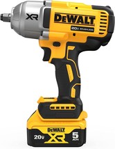 DEWALT 20-Volt Maximum Lithium-Ion Cordless 1/2 in. Impact Wrench Kit (DCF900P1) - £296.37 GBP