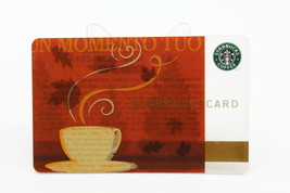 Starbucks Coffee 2007 Gift Card Un Momento Tuo Mug Cup Zero Balance No Value (A) - £8.50 GBP