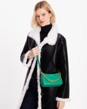 NWB Kate Spade Jolie Small Convertible Green Leather Crossbody KD908 Gift Bag - $123.74