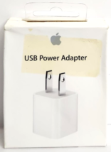 Genuine Apple - Usb Power Adapter - White MD810LLA 5W New Open Box - $9.74