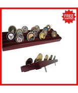 Classic Solid Wood Challenge Coin Display Stand for Desk - Ideal Gift fo... - $30.68