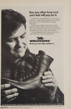 1968 Print Ad Wolverine Durables Boots Made in Rockford,Michigan - $13.48