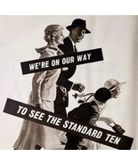 1954 Standard Ten Earls Court Motor Show Advertisement Autocar Automobil... - €21,39 EUR