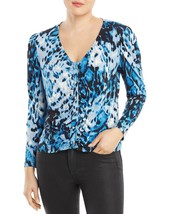 Single Thread Womens Ruched Printed Blouse M - £19.78 GBP