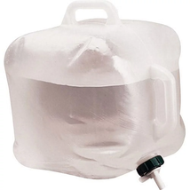 5 Gallon Easy Carry Portable Water Carrier with Removable Spigot, Clear - £24.15 GBP