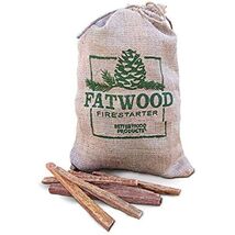 Better Wood Products Fatwood Firestarter Burlap Bag, 4-Pounds - $26.55