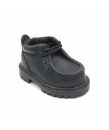 Lugz Youth Boys Chukka Boots Strutt Black Leather IRNGL001 - £24.37 GBP
