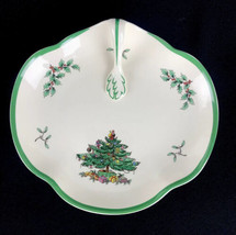 Spode Christmas Tree Oval Handled Serving Bowl Dish Tray S3324 J England... - $20.53