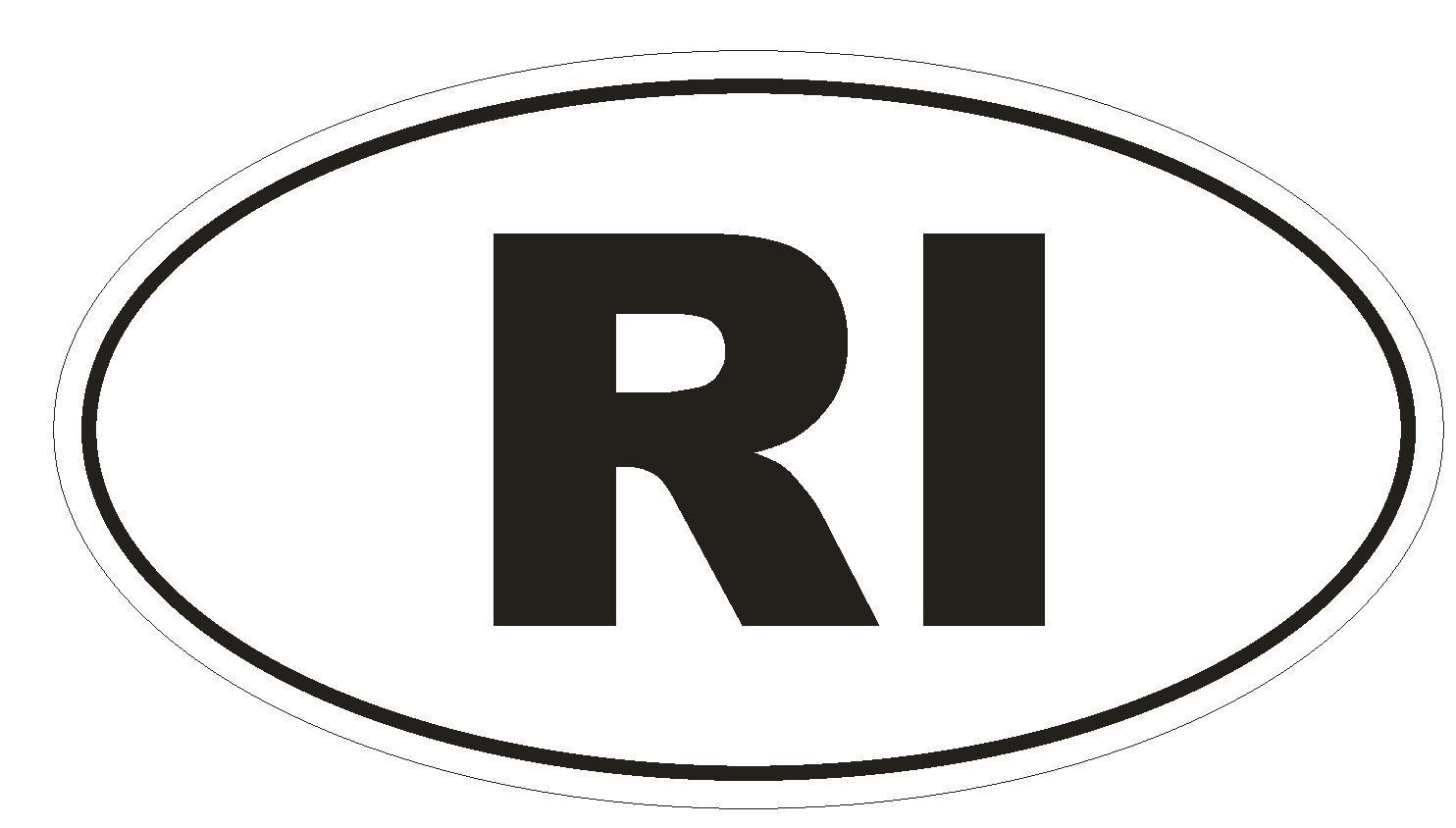 Rhode Island OVAL Bumper Sticker or Helmet Sticker D486 Indonesia Country Code - £1.11 GBP - £19.78 GBP