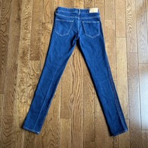 HM Skinny Low Waist Jeans Womens 25 Tall Low Rise Stretch Denim Pants 28x32 - £8.93 GBP