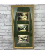 Thomas Kinkade AUTUMN GATE AND BEYOND Framed 3 Print Display Minor Damage - £29.22 GBP