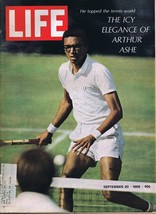 ORIGINAL Vintage Life Magazine September 20 1968 Arthur Ashe - £23.93 GBP