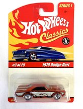 Hot Wheels Classics Series 1 1970 Dodge Dart Dark Orange #3 Of 25 - £6.56 GBP