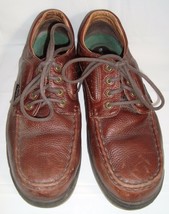 Florsheim Work Brown Leather Shoes 13 D Oil Slip Resistant Oxfords Lace Up  - $35.60
