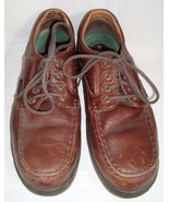 Florsheim Work Brown Leather Shoes 13 D Oil Slip Resistant Oxfords Lace Up  - £28.52 GBP