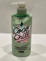 Pink Coco Chill Victoria Secret Perfume 14 Oz Coconut Oil Body Lotion Free Ship - £15.94 GBP