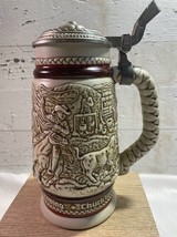 1980 Avon Beer Stein Cattle Drive Stage Coach Roping ChuckWagon Ceramart... - £11.39 GBP