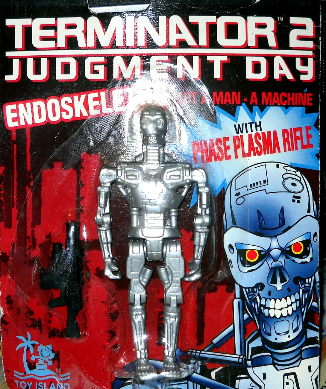 Terminaror 2  Judgment Day Endoskeleton Action Figure - £5.50 GBP
